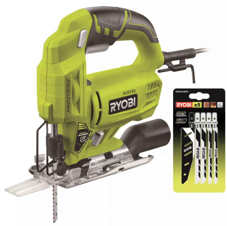 Лобзик 500 Вт RYOBI RJS720-G